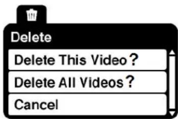 POLAROID iS326 - Video Playback Mode Menus - 1