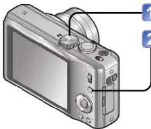 PANASONIC Lumix DMC-ZS8 - Réglage de la vitesse d'obturation et prises de vues Mode [Priorité vitesse] - 1