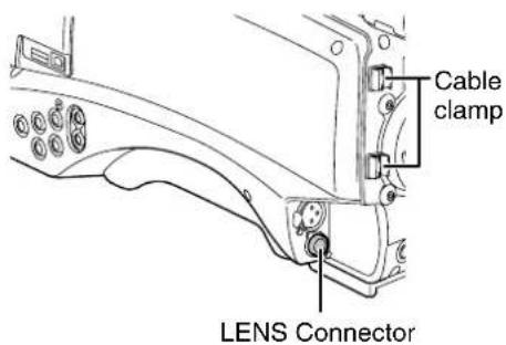 PANASONIC AG-HPX300P - Mounting the Lens - 4