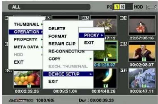 PANASONIC AG-HPX300P - NOTE - 1