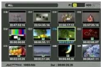 PANASONIC AG-HPX300P - Thumbnail Manipulations Overview - 1