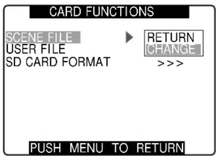 PANASONIC AG-HPX300P - Formatting, Writing and Reading an SD memory card - 1