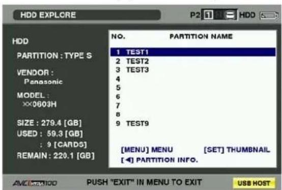 PANASONIC AG-HPX300P - NOTE - 1