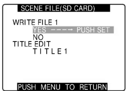 PANASONIC AG-HPX300P - To title a file - 1