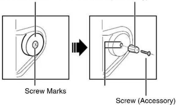 PANASONIC AG-HPX300P - Attaching the FRONT AUDIO LEVEL Control Knob - 1
