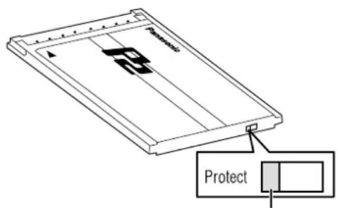 PANASONIC AG-HPX300P - To Prevent Accidental Erasure of P2 Card Content - 1