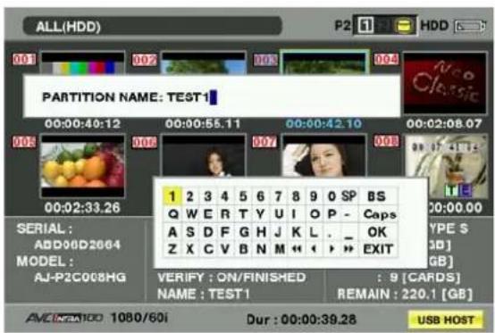 PANASONIC AG-HPX300P - NOTE - 3