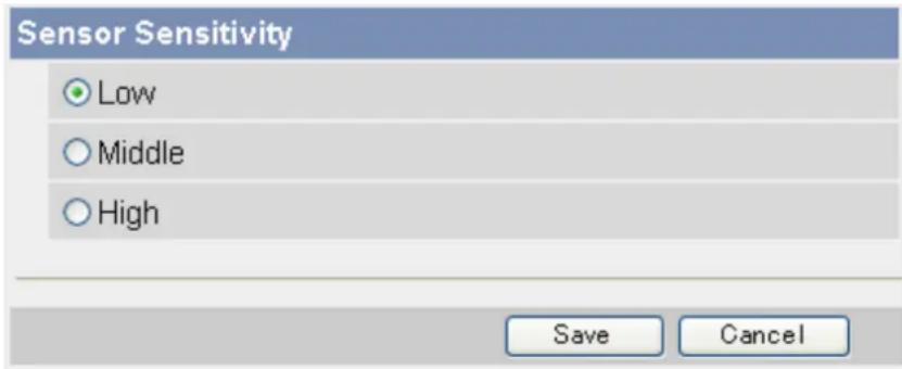 PANASONIC BL-C131A - Adjusting Sensor Sensitivity - 1