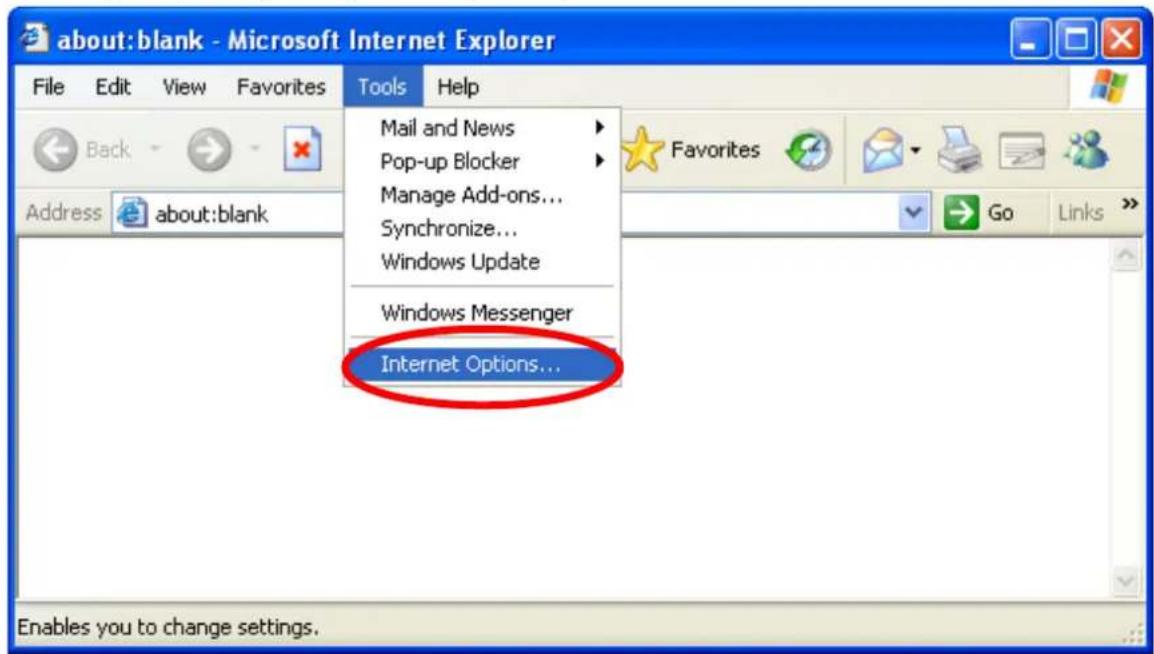PANASONIC BL-C131A - How to bypass the proxy server when accessing the camera - 1