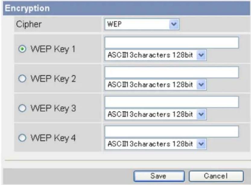 PANASONIC BL-C131A - When [WEP] is selected - 1