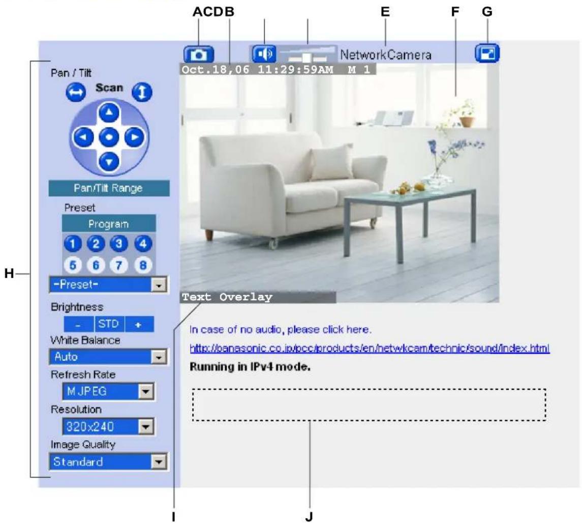 PANASONIC BL-C131A - Viewing Live Camera Images - 1