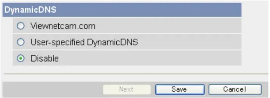 PANASONIC BL-C131A - Canceling the camera's access to the Dynamic DNS service - 1