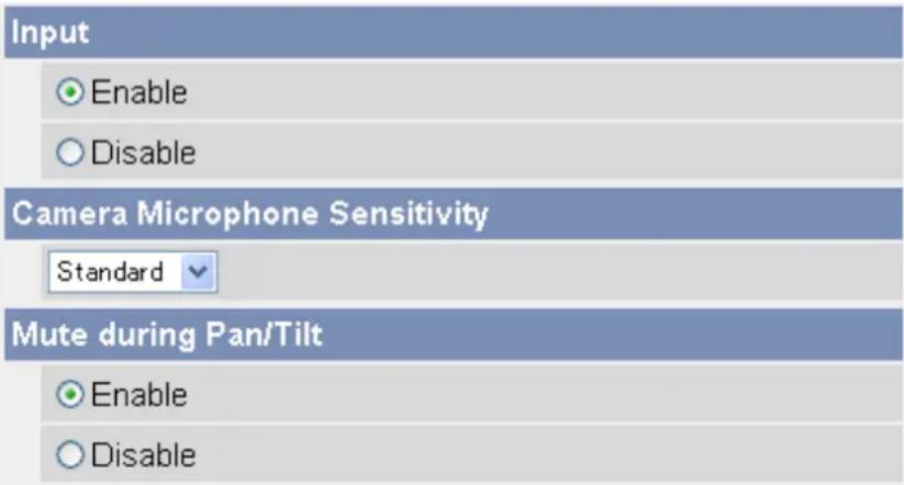 PANASONIC BL-C131A - Changing Audio Settings - 1