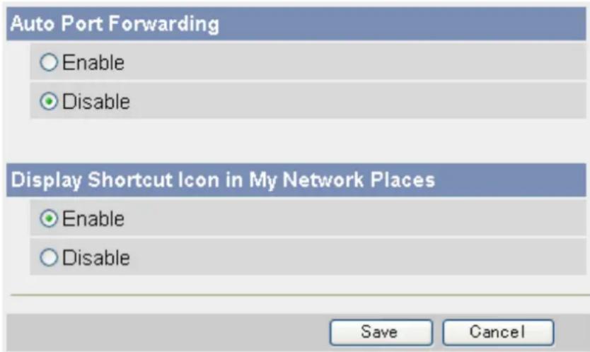 PANASONIC BL-C131A - Enabling [Auto Port Forwarding] using from the [UPnP] page - 1