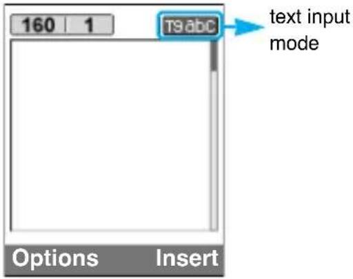 OKI C3300 - Changing the text input mode - 1