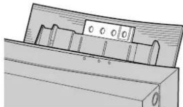 OKI DP-5000 - Loading paper in manual feed mode - 3