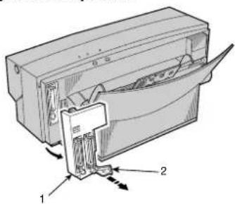 OKI DP-5000 - Removing the SCSI interface module - 1