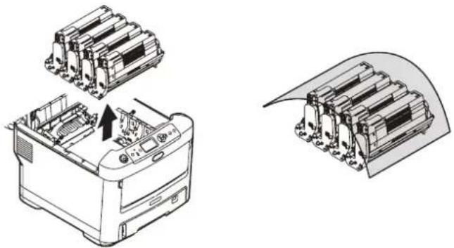 OKI ES7411WT - WARNING! - 3