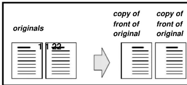 Océ 3165 - Altering the margin (image shift) - 1