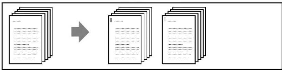 Océ 3165 - Graphical overview of copy jobs - 2