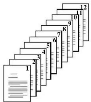 Océ 3165 - Using separation sheets - 1