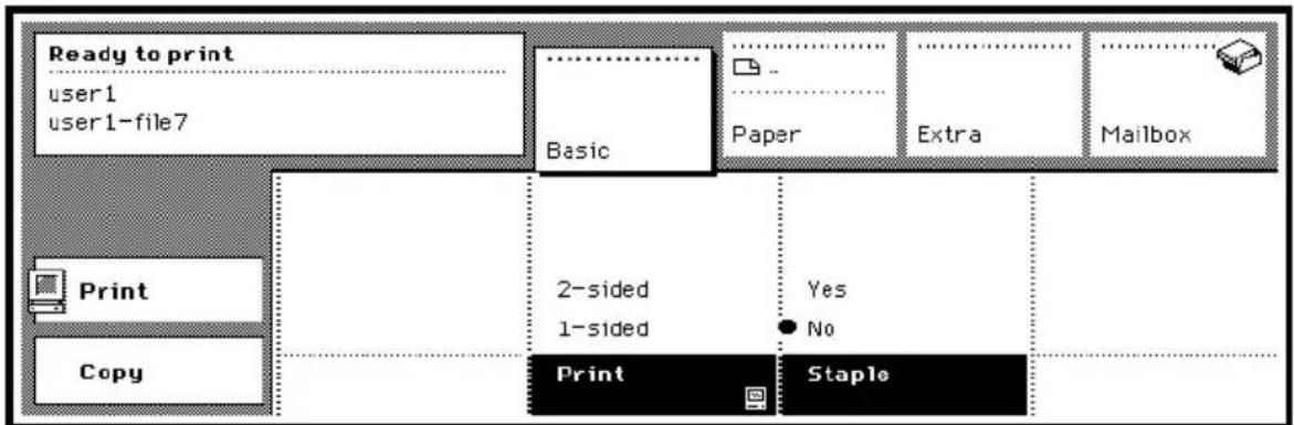 Océ 3165 - ▼ Printing jobs stored in your mailbox - 2
