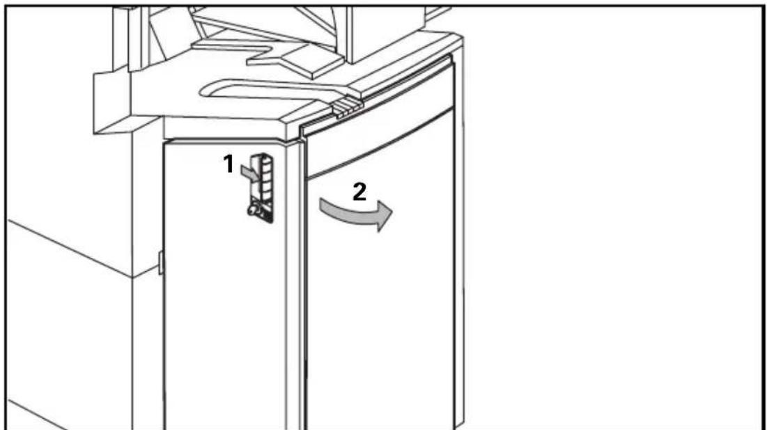 Océ 3165 - ▼ Loading paper in tray 4 - 1