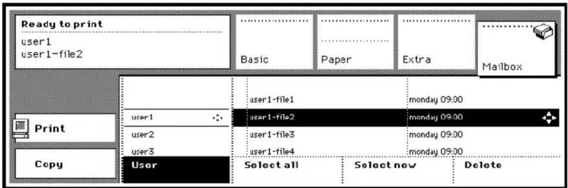 Océ 3165 - ▼ Print a document onto special material using the special feeder - 2