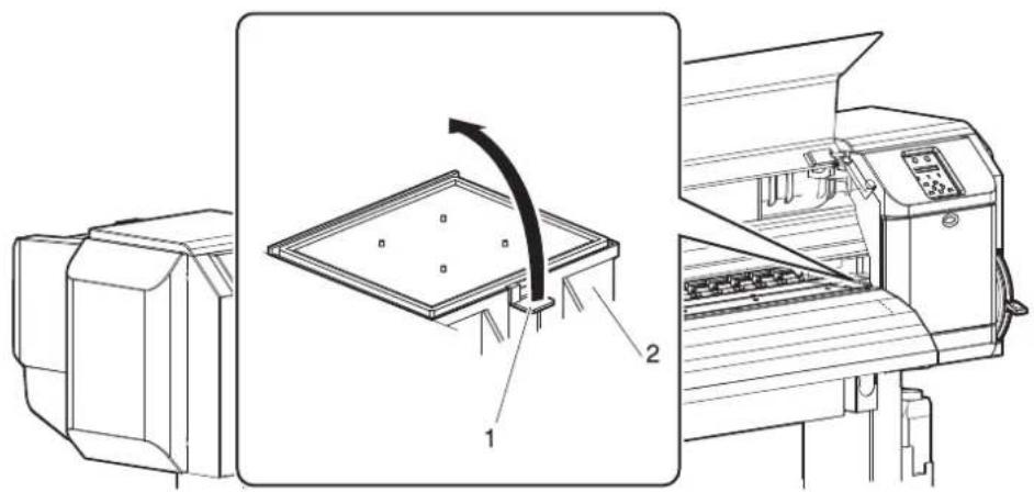 Mutoh VJ-1638 - Replacing steps - 7