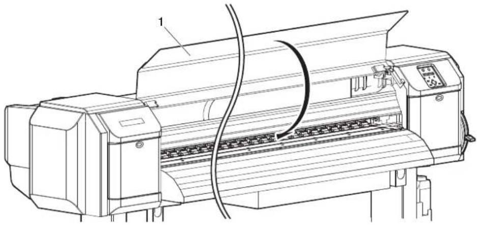 Mutoh VJ-1638 - CAUTION - 2