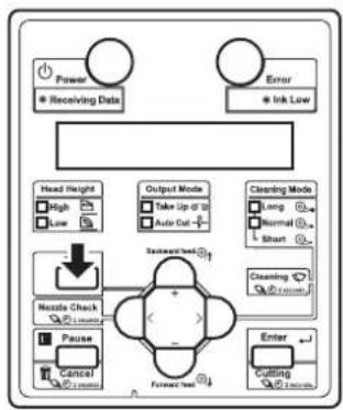 Mutoh VJ-1638W - Custom confirmation pattern - 1