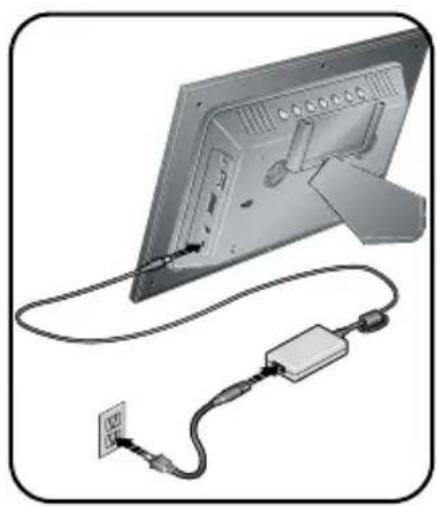 KODAK EasyShare SV-710 - Connecting the power cable - 1