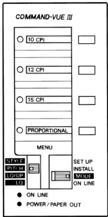 CITIZEN Swift 120D - Changing The Text Pitch - 1