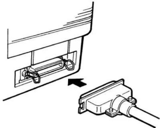 CITIZEN Swift 120D - Connecting To Your Printer Using A Parallel Cable - 1