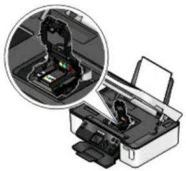 DELL P513w - REMOVE AND REINSERT THE PRINTHEAD - 1