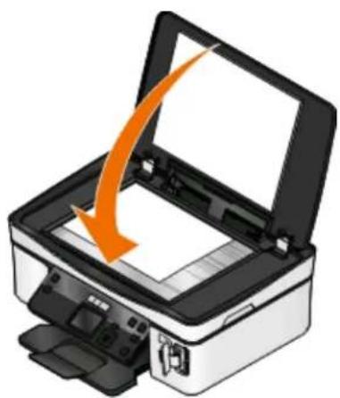 DELL P513w - Loading original documents on the scanner glass - 2