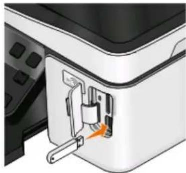 DELL P513w - Using a memory card or flash drive with the printer - 2
