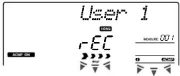 YAMAHA PSR-E403 - ◆Record a Melody Track and the Accompaniment Track Together - 2