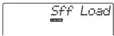 YAMAHA PSR-E403 - Press the CATEGORY [▲ and [ ] buttons as many times as necessary to select the style file load function "Sff Load". - 2