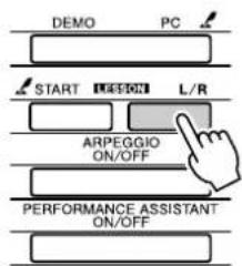 YAMAHA PSR-E403 - Select the part you want to practice. - 1