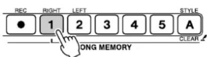 YAMAHA PSR-E403 - Track Clear—Deleting a Specified Track from a User Song - 1