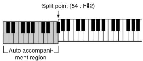 YAMAHA PSR-E403 - - When automatic accompaniment is on ... - 1
