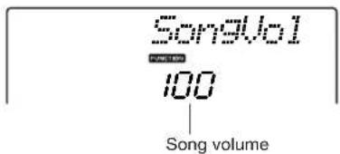 YAMAHA PSR-E403 - Song Volume - 3