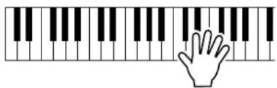 YAMAHA PSR-E403 - Play the keyboard. - 1