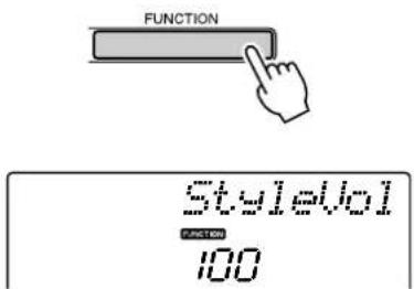 YAMAHA PSR-E403 - Selecting and Setting Functions - 1