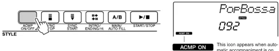 YAMAHA PSR-E403 - Play Along with a Style - 1