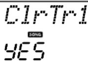 YAMAHA PSR-E403 - Track Clear—Deleting a Specified Track from a User Song - 2
