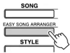 YAMAHA PSR-E403 - Press the [EASY SONG ARRANGER] button. - 1
