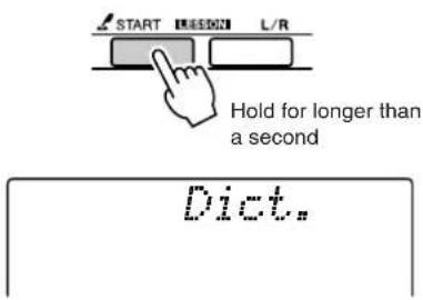 YAMAHA PSR-E403 - Looking Up Chords Using the Chord Dictionary - 1