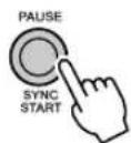 YAMAHA PSR-E313 - Active el inicio sincronizado. - 1